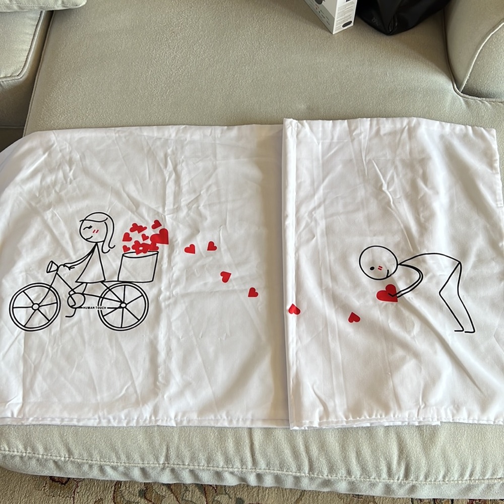 Adorable Love Long Pillow Case